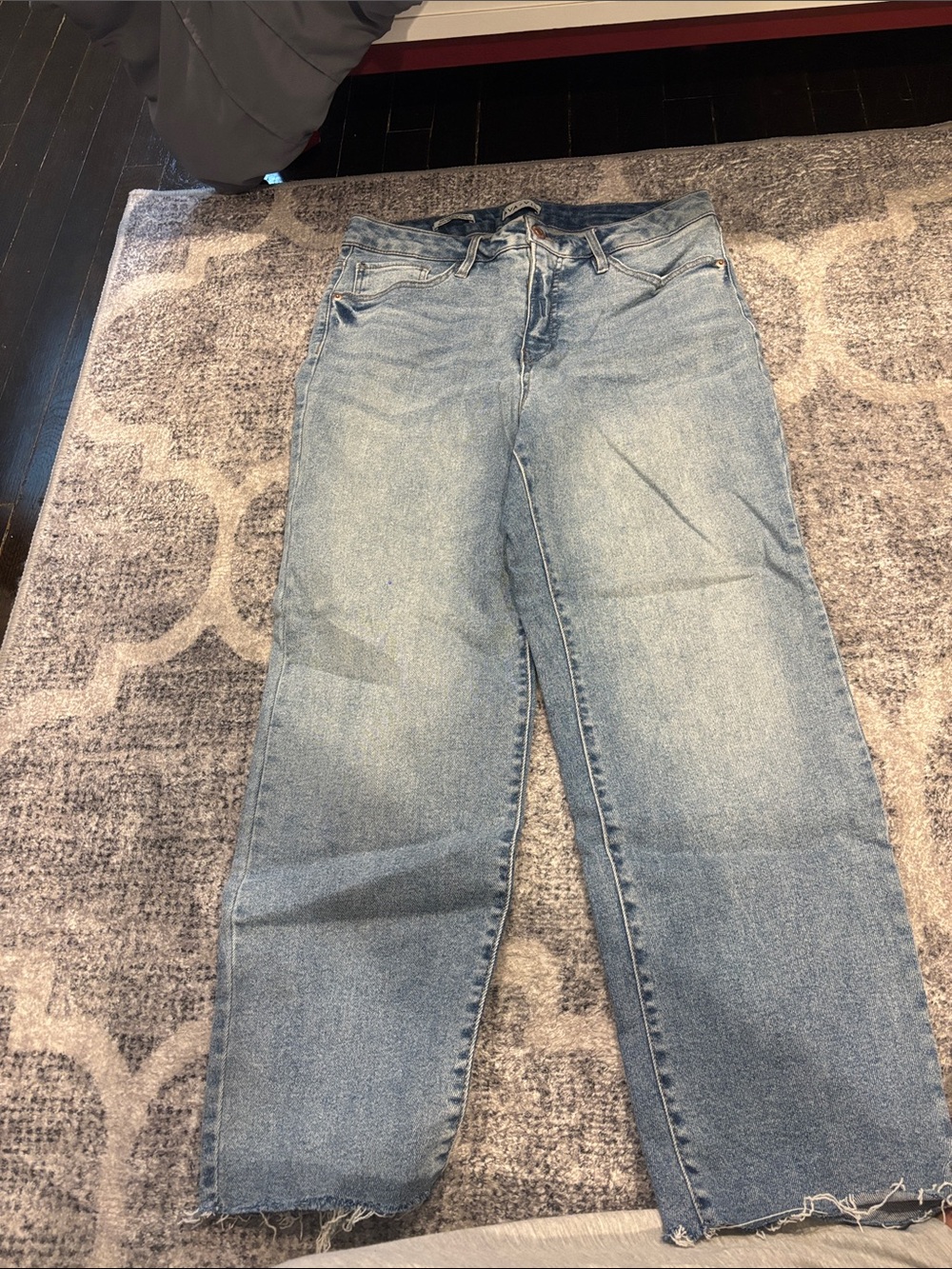 Ava & Viv Light Blue Straight-Leg Jeans